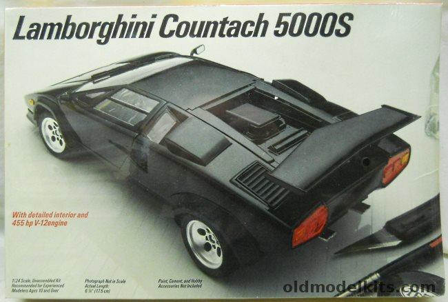 Testors 1/24 Lamborghini Countach 5000S - (ex-Fujimi), 354 plastic model kit